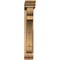 Ekena Millwork Olympic Traditional Smooth Bracket w/ Offset Brace, Western Red Cedar, 5 1/2"W x 30"D x 34"H BKT0604X30X34OLY01SWR - alternate 4